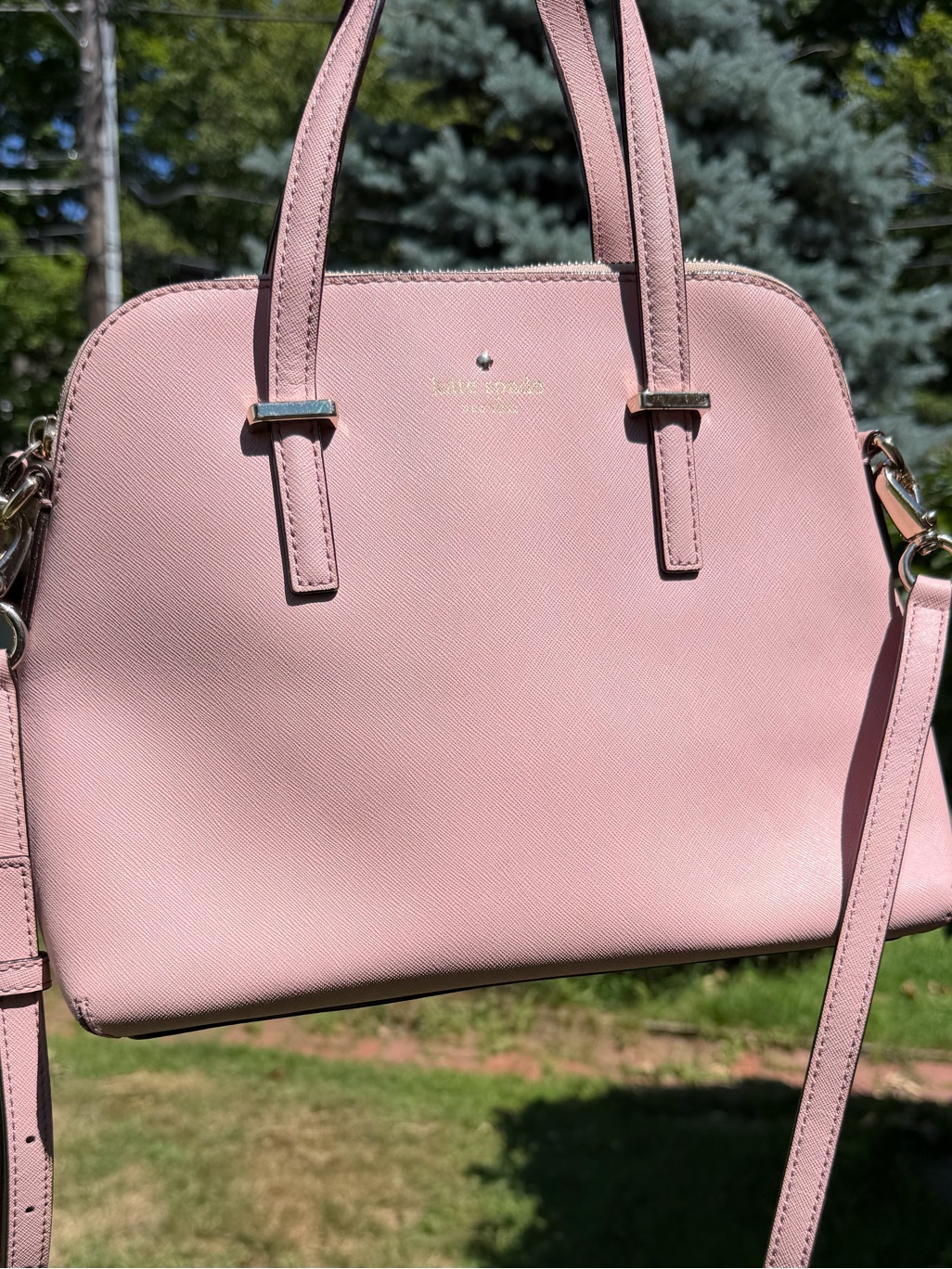 Kate Spade New York Pink Cedar Street Maise Satchel Crossbody Guc